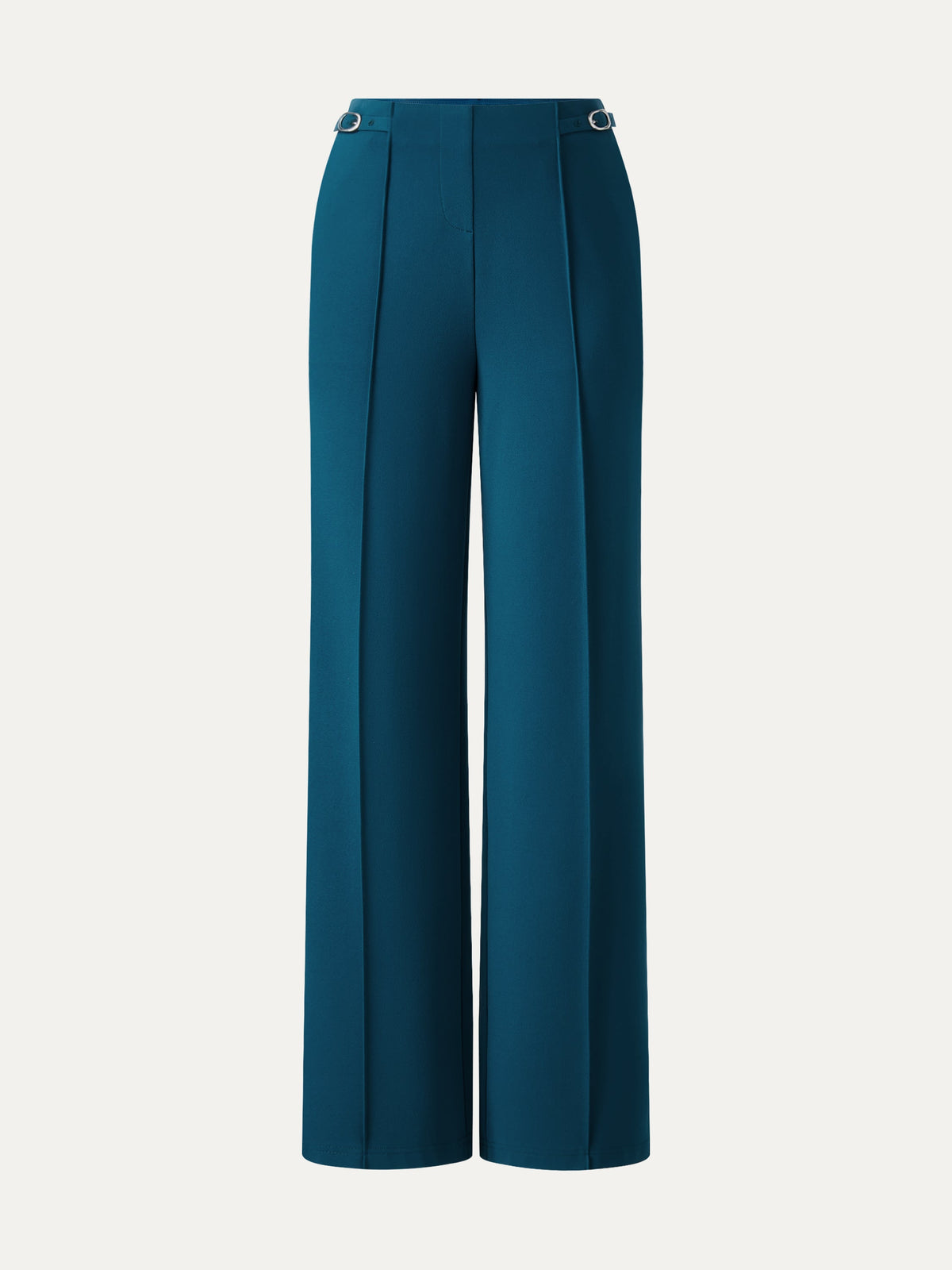 4-Way Stretch Drapey High Rise Wide Leg Ankled Pant — original photo 8