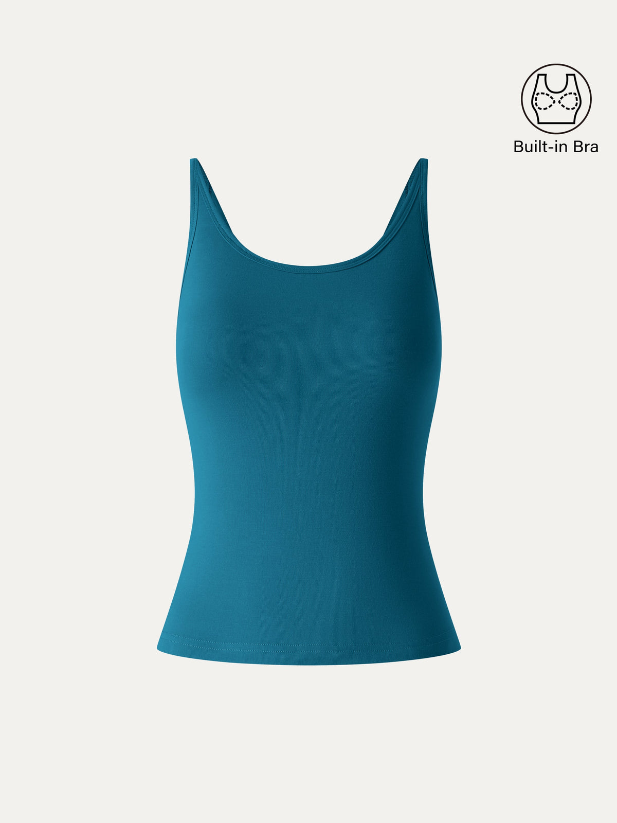 SkinKiss Scoop Neck Built-In Bra Top — original photo 8