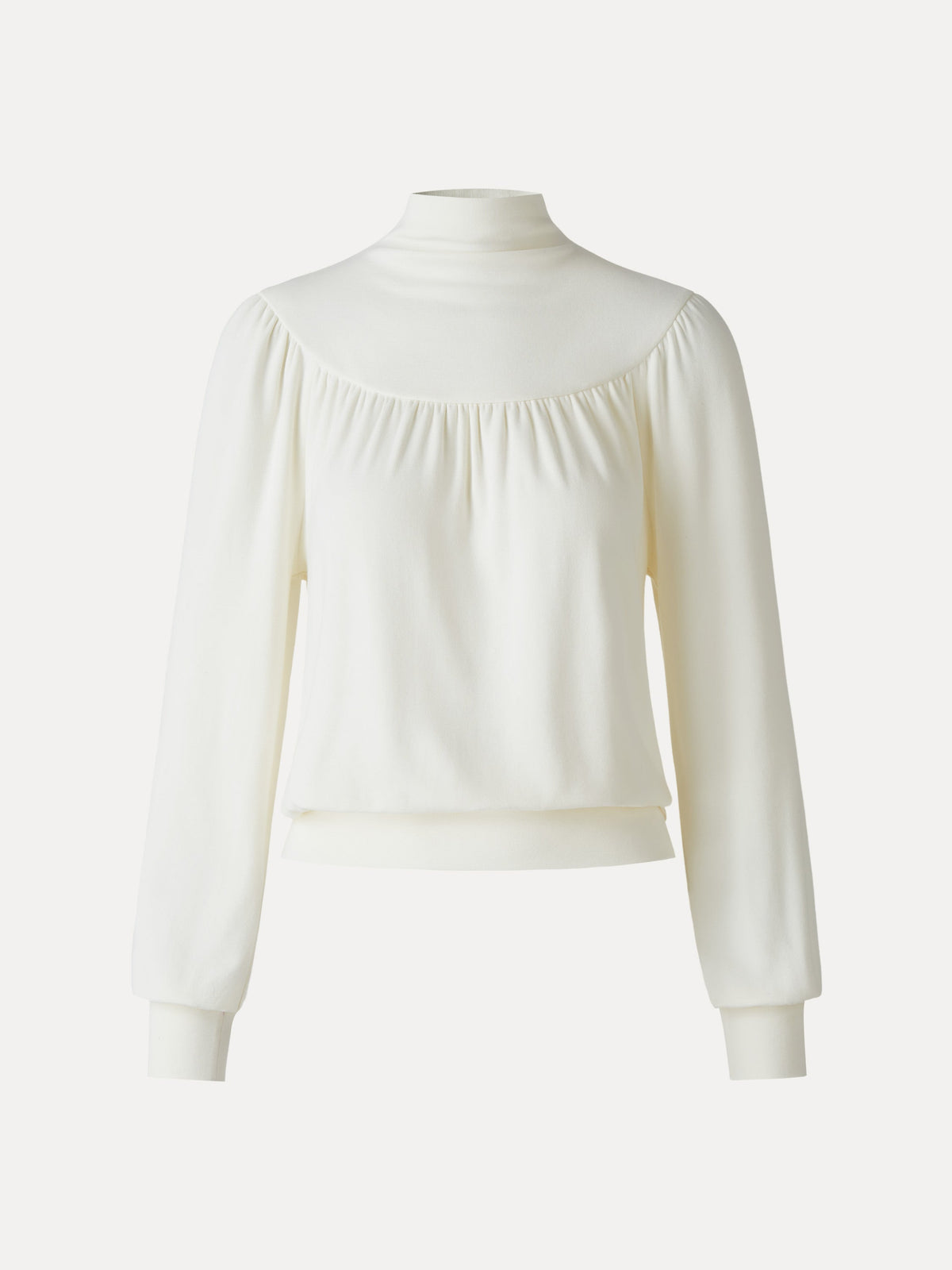 ProWarm Mock Neck Ruched Banded Hem Top — original photo 6