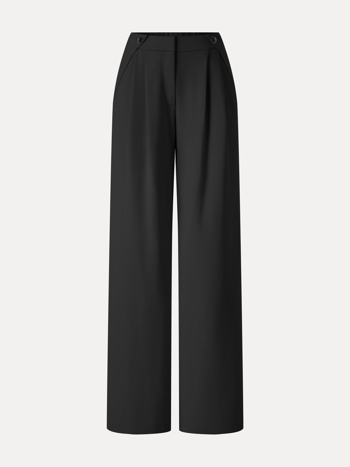 Ponte High-Rise Wide-Leg Gusset Pants with Pockets — original photo 12