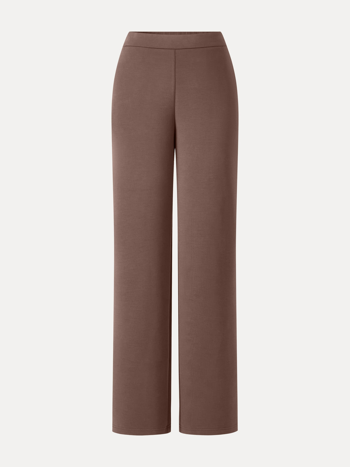 MaxWarm Modal Stretch Fleece High-Rise Straight-Leg Pants with Pockets — original photo 10