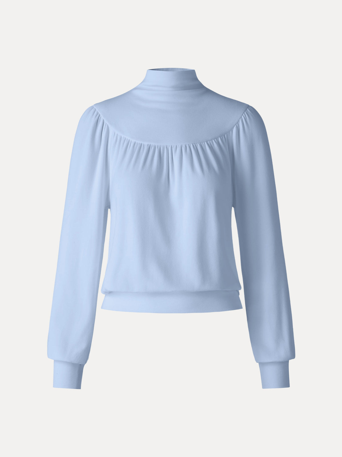 ProWarm Mock Neck Ruched Banded Hem Top — original photo 7