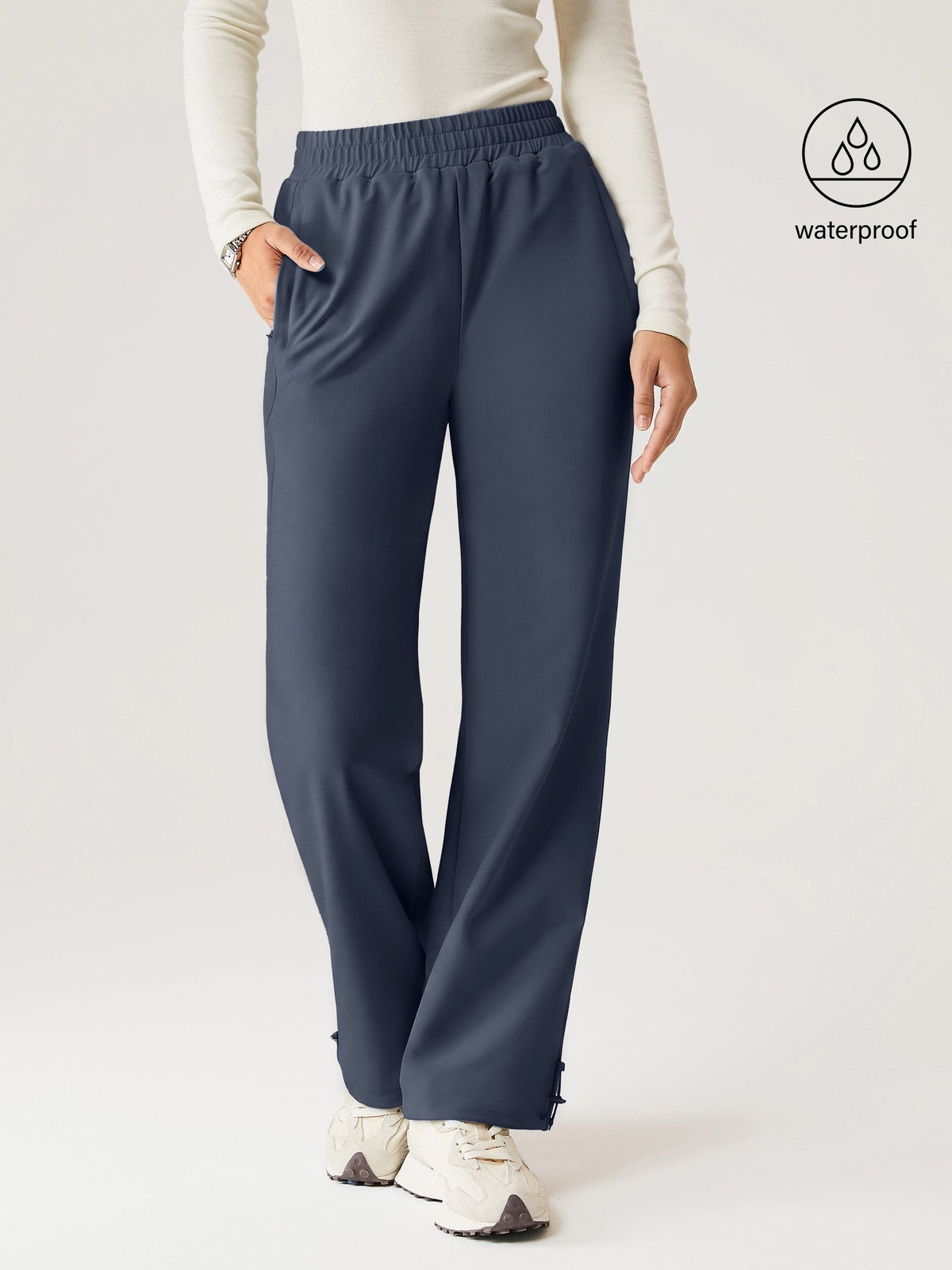 Water-Proof Fleece-Lined Elastic Waist Pant — original photo 1