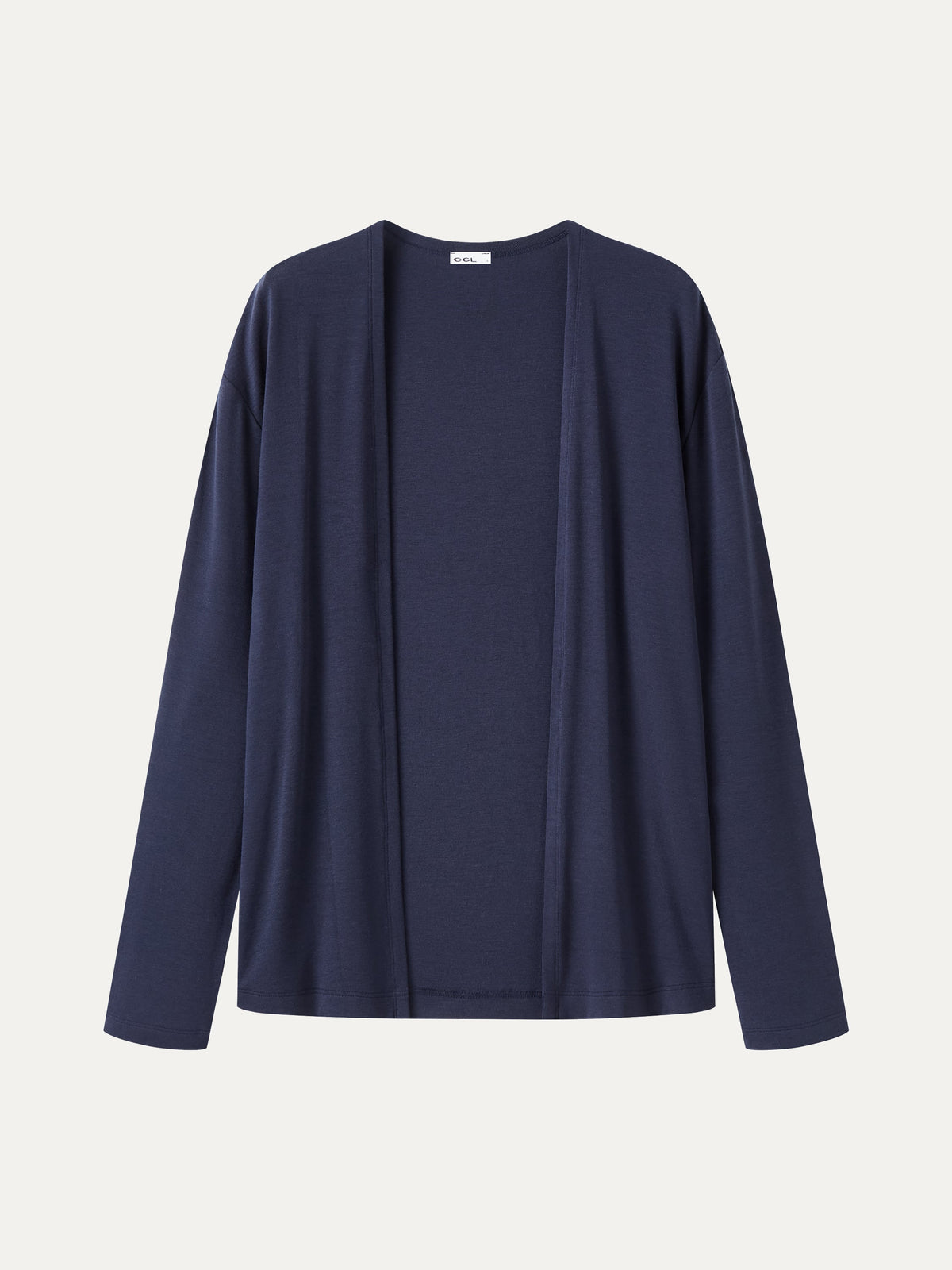 LiteWarm Premium Lyocell-Wool Open-Front Long Sleeve Cardigan — original photo 8