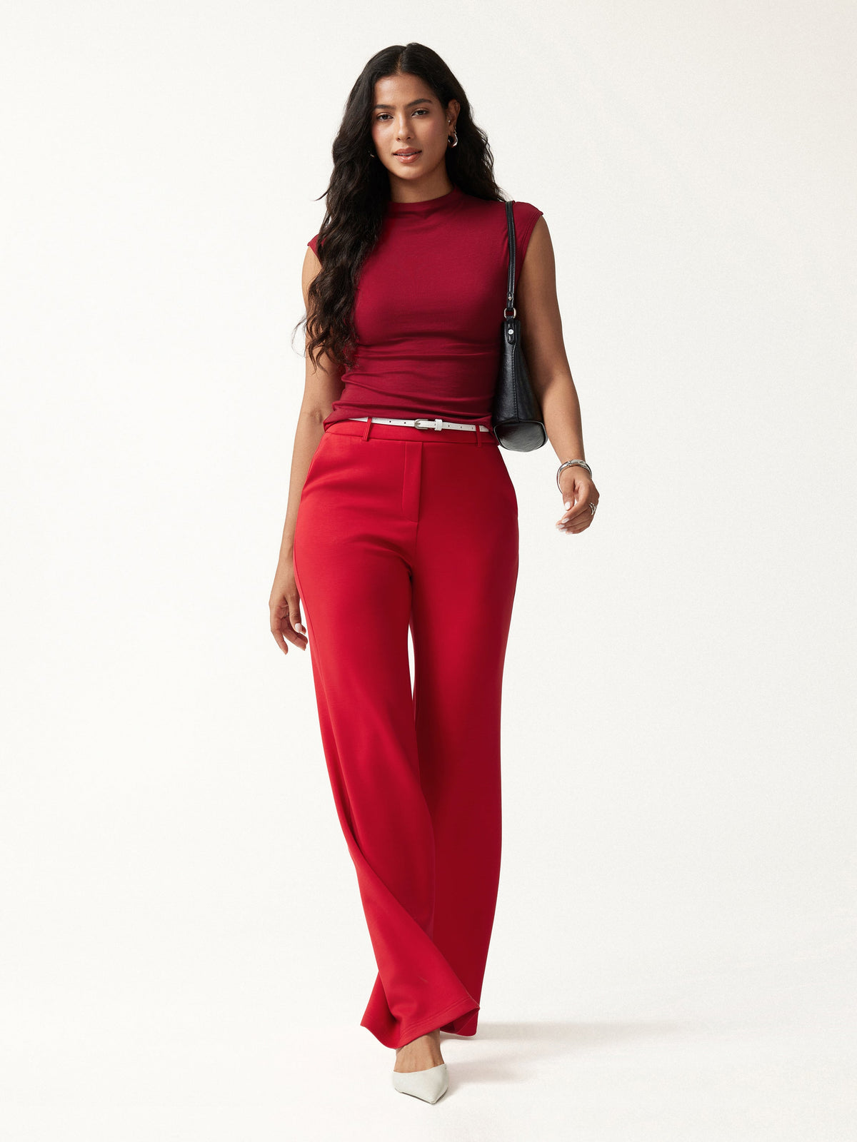 LiteWarm Lyocell-Wool Mock Neck Sleeveless Top — original photo 9