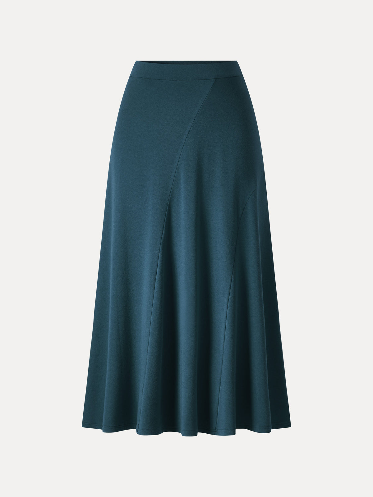 LiteWarm High-Rise Curved-Seam A-Line Midi Skirt — original photo 7