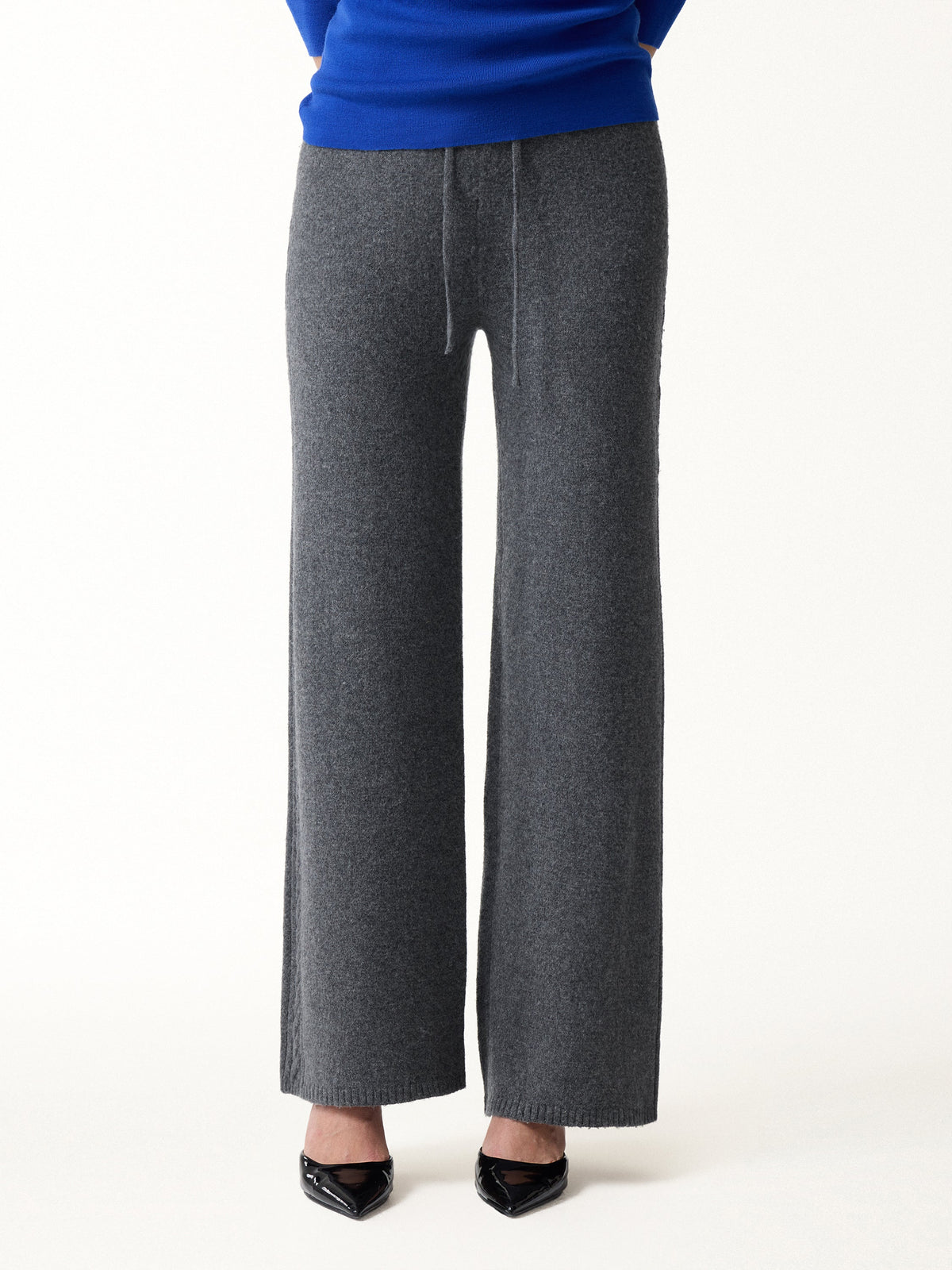 Merino-Blend Drawstring Straight-Leg Knit Pants — original photo 3