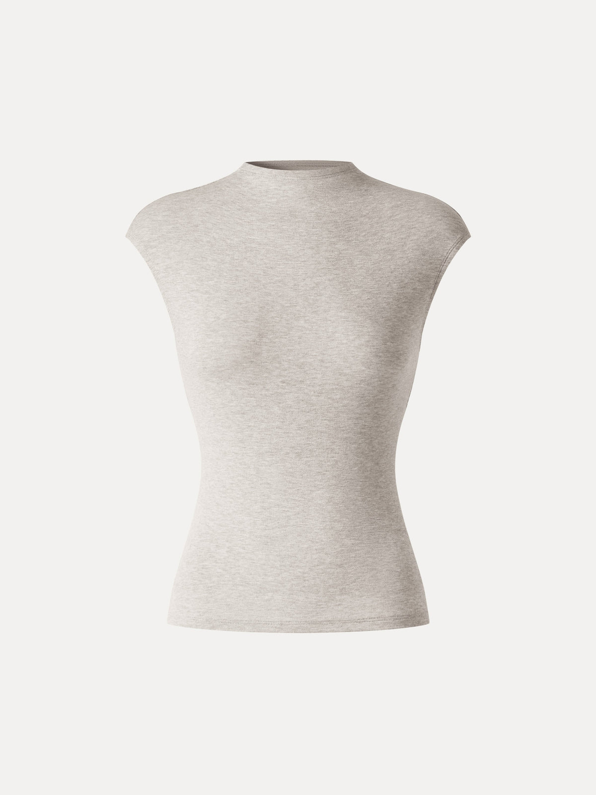 LiteWarm Lyocell-Wool Mock Neck Sleeveless Top — original photo 11