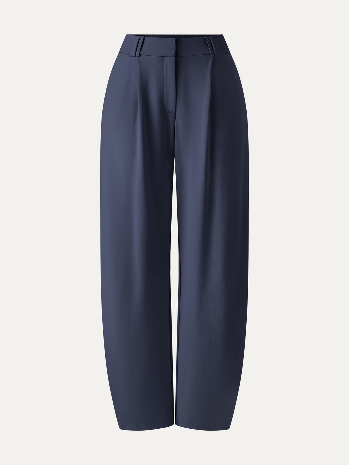 CoolTouch Stretch Ponte High Rise Cropped Barrel Pants — original photo 11