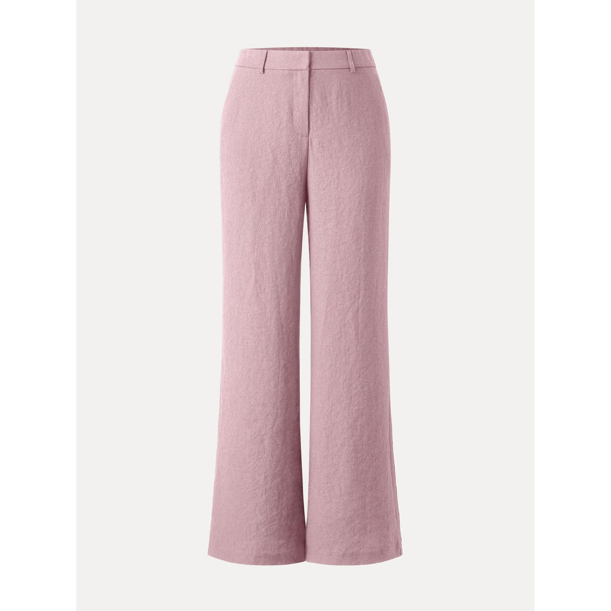European Linen-Like Mid Rise Flared Pant with Pockets — original photo 9