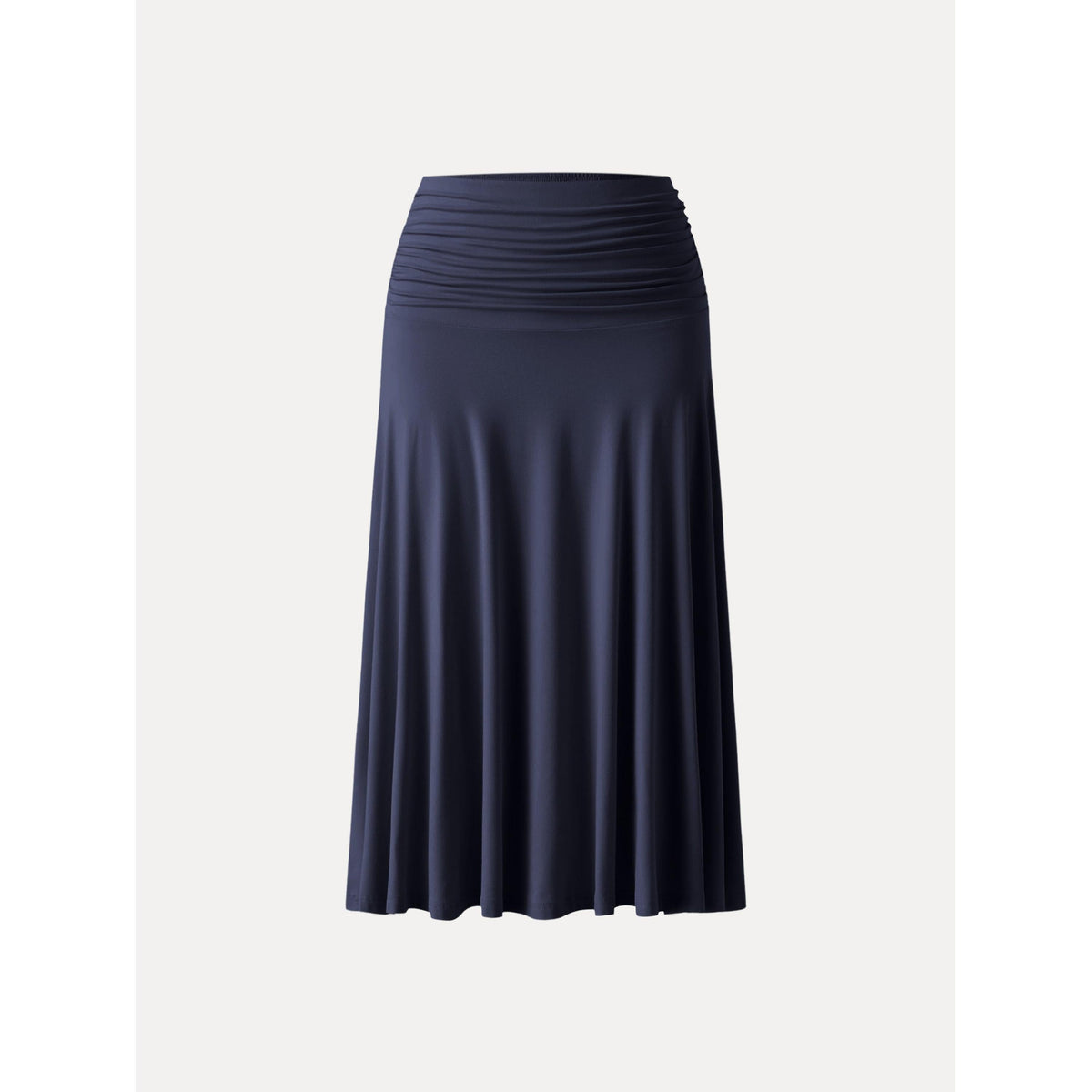 Flowy Side Ruched A-line Midi Skirt — original photo 18